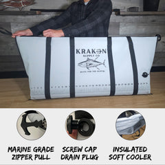 Kraken 48x24 Fish Kill Bag insulated interior