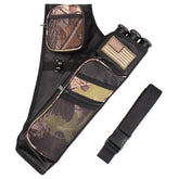 KRATARC 3-tubes hip quiver belt provides organized arrow storage for quick on-field access.