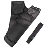 KRATARC 3-tubes hip quiver belt shows three tubes for organized arrows during field practice