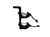 Kreative Dilla Designs golf cart rod holder left side secures rods on rough terrain