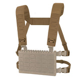 KRYDEX laser-cut shoulder strap with H harness shows fast on/off and modular fit.