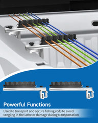 Krysolad no-drill installation shown with hand-tightened screws for fast mounting.