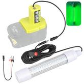 Krythonix underwater green fishing light, 13W, front view