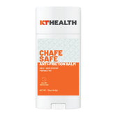 KT Tape Chafe Safe Balm bottle showing long-lasting protection.