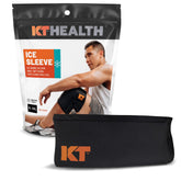 KT Tape Ice Sleeve 360 cooling demonstrates instant comfort for athletic use