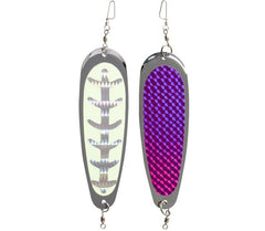 KTGCOZS blade flasher spoon; front view, 5.5 inches for trolling.
