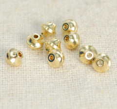 Durable brass spinner bead component