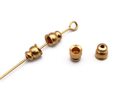 KTGCOZS brass lure body inline spinner 100pcs for durable custom bait builds