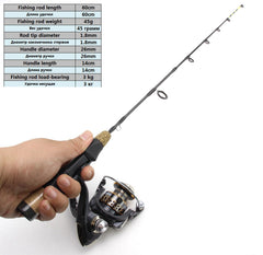 KTGCOZS carbon fiber rod with metal connection for smooth assembly.