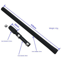 KTGCOZS EVA handle with reel seat assembly for easy spinning rod upgrades.