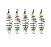 KTGCOZS fishing feeder barrel 10pc maintains bait integrity for longer casts.