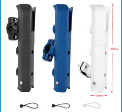 KTGCOZS fishing rod holder mounted on garden cart keeps rods organized