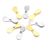 KTGCOZS gold propeller blade close-up showing durable finish and shine