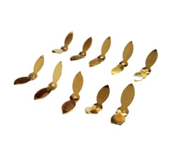KTGCOZS gold propeller blade for DIY lures, adds customizable shine and flash.