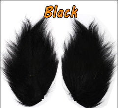 KTGCOZS lower 2-3 tail selection black for clouser-style patterns.