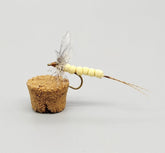 KTGCOZS mayfly foam-body: buoyant dry fly for surface strikes on trout streams.