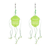 KTGCOZS two-pack fishing baskets ready for carp feeder use in calm waters.
