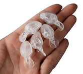 KTGCOZS pack of 50 unpainted crankbait blanks for DIY customization and versatile fishing.