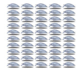 KTGCOZS pack of 50 unpainted crank lures for versatile freshwater fishing and DIY customization.