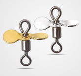 KTGCOZS propeller blade silver, front view for reliable freshwater lure performance.