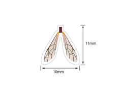 KTGCOZS realistic fly tying wings ideal for fast, precise lures.