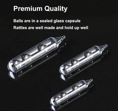 KTGCOZS soft-plastic lure insert rattles provide easy installation