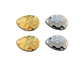 KTGCOZS spinner blades pack gold and silver 35x25mm for lure making
