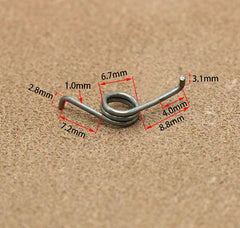 KTGCOZS stainless steel reel component for durable, long-lasting repairs.