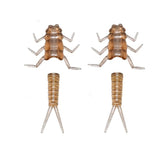 KTGCOZS stonefly nymph rubber body offers lifelike texture for realistic flies
