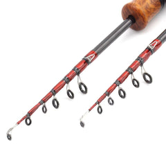 KTGCOZS Ultra Light 6ft with anti-winding ceramic guides preserves line integrity.