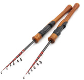KTGCOZS Ultra Light 6ft telescoping rod with extended handle for comfortable grip.
