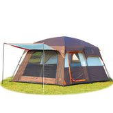 KTT large tent interior shows two rooms for family camping