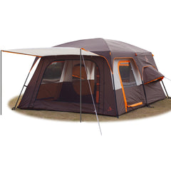KTT Extra Large interior showing spacious 14x10 footprint for 12 campers.