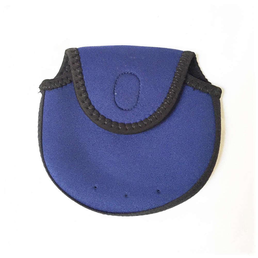 KUFA fly reel cover 5/6 blue purple front view protects reels on the go