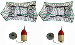 KUFA galvanized foldable crab trap 32x16x12 for stable coastal use