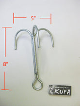 KUFA galvanized steel grapple hooks 8x5 in