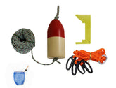 KUFA lead-core rope 100ft for dependable anchoring during crabbing trips.