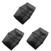 KUFA prawn trap angled view shows camouflage and durable mesh for shoreline use