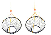 KUFA crab trap front view shows rugged netting for durable crabbing in rough seas