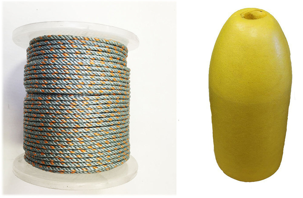 KUFA Sports lead-core line in use for depth control in prawn fishing