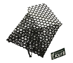KUFA Sports Plastic Mesh Crab Bait Bag ready for loading bait on a 7x7 inch setup.