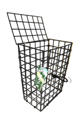 KUFA Vinyl Coated Wire Bait Cage 8x6x4 - front view