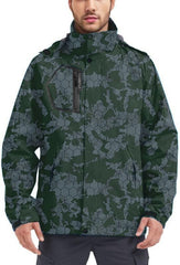 Kugnala men's rain jacket front view with waterproof, windproof protection for outdoors