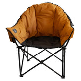 Kuma Lazy Bear Chair folded for transport and compact storage