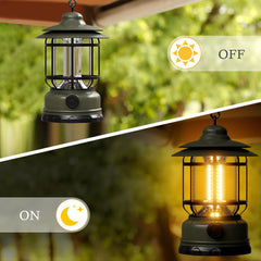 KUNDGLA USB-C rechargeable lantern with replaceable battery for quick power top-ups.