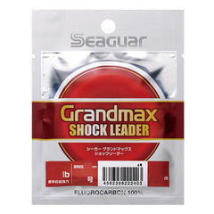 KUREHA Seaguar Grand Max Leader 30m, 28lb, clear fluorocarbon spool for stealth presentations.