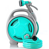 KURTEP 50ft retractable hose reel compact design for tidy storage and easy access