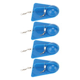 Kuuleyn fishing diving board blue front view, durable plastic for reliable use