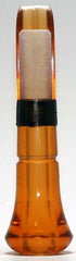 Kwack Wacker Cash Money single reed duck call inserts in bourbon finish; realistic duck calls attract ducks.
