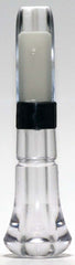 Kwack Wacker Smokin' Hen double reed duck call inserts, clear finish, deliver realistic hen calls for waterfowl hunting